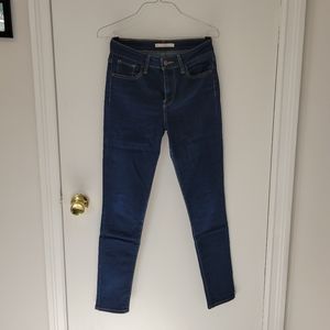 Levi's 721 Dark Wash, Skinny Jeans, size 26